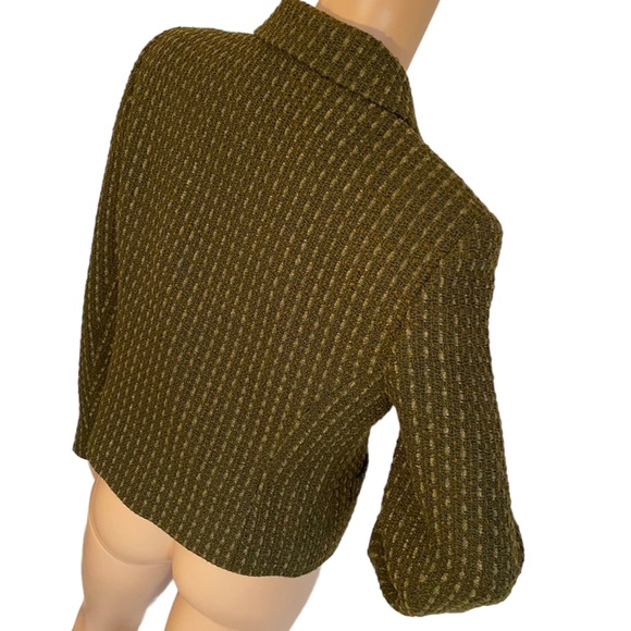 VINTAGE CARLISLE WOOL ZIP JACKET  SZ 4 - Picture 5 of 16